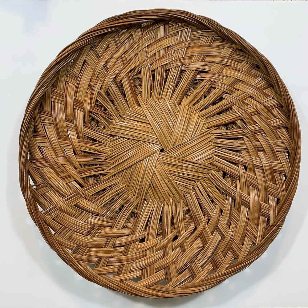Set of 2 Boho Large Baskets Wall Hangings 16”